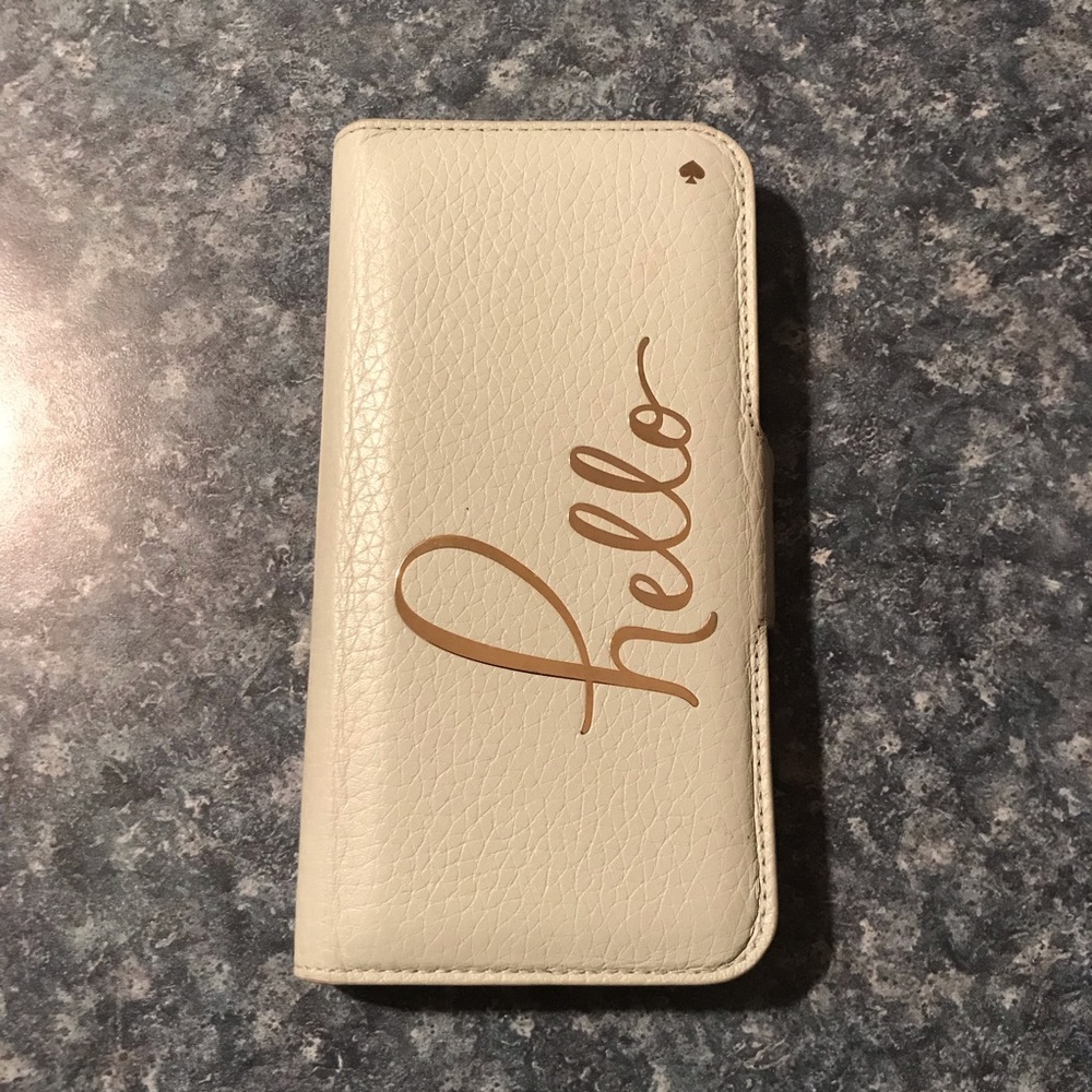 Kate Spade ♠️IPhone 6/7/8 Folio Case